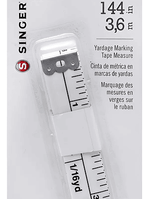 CINTA METRICA SINGER 3,6MT