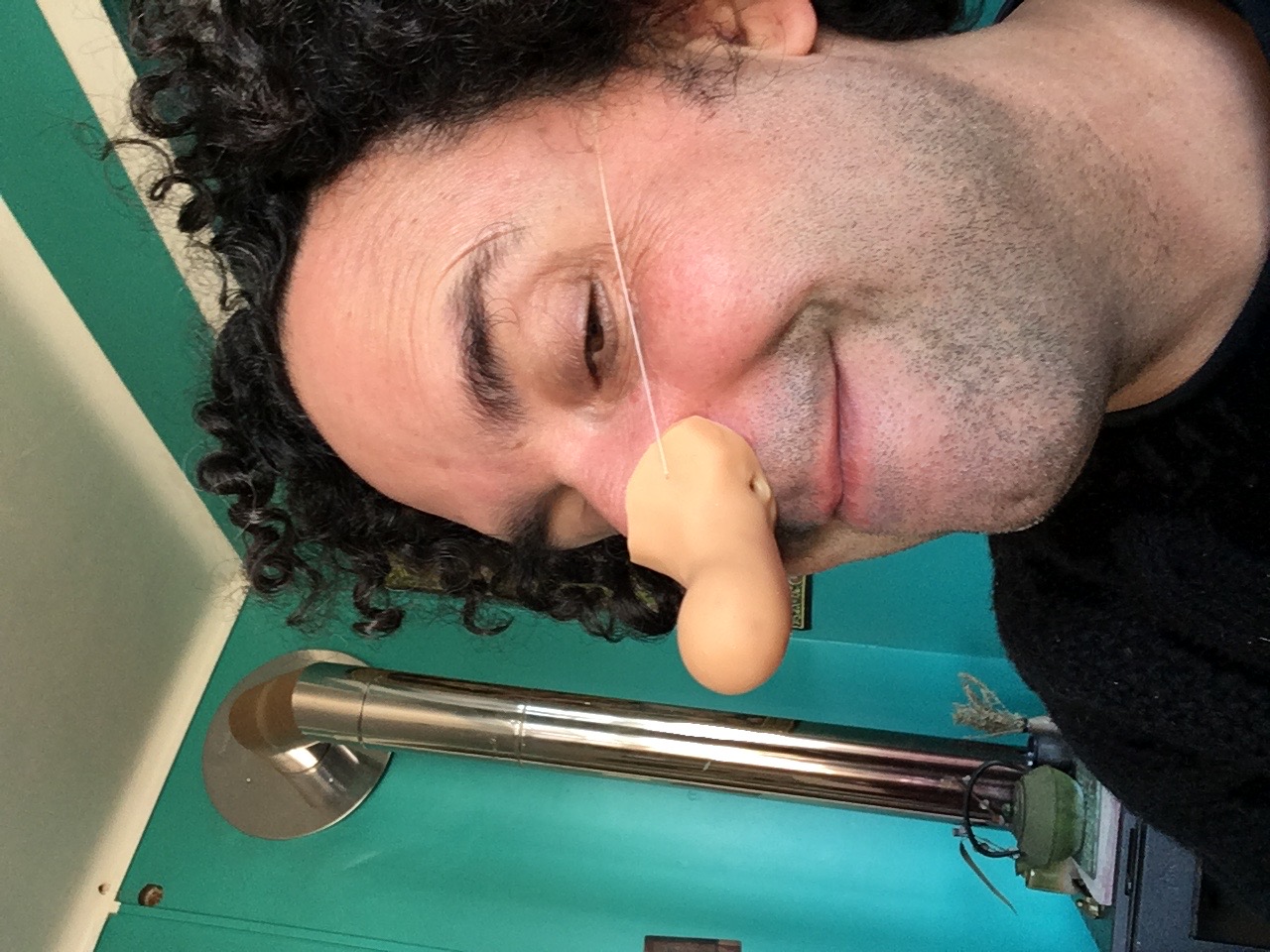 Nariz de látex Goofy 