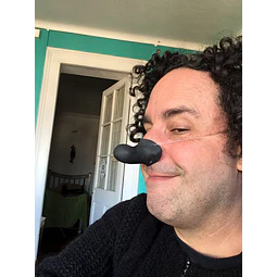 Nariz de látex Goofy 
