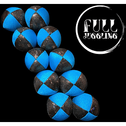 Beanbags Full juggling 4 paneles Azul y Negro.