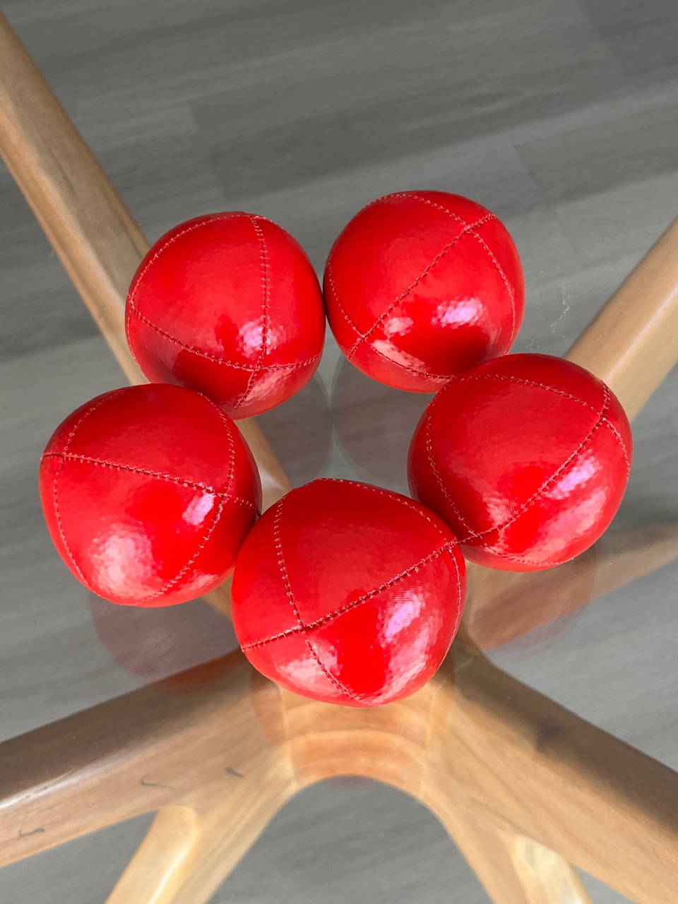 Beanbags Full juggling 8 paneles Charol rojas.