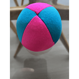 Beanbags 4 paneles Full Juggling Rosado/Celeste.