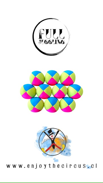 Beanbags 4 paneles Full Juggling Candy