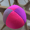 Beanbags 4 paneles Full Juggling Rosadas/moradas.