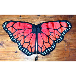 Banderas Mariposas Rojo Fuego