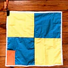 Banderas cuadros calypso y amarillo