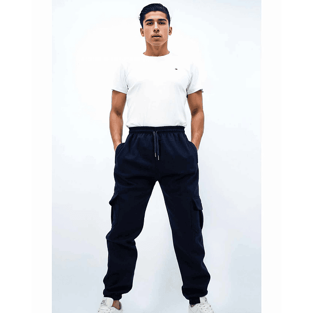 Jogger Cargo Oversized Franela Hombre 5