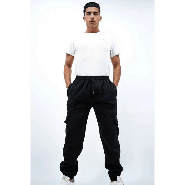 Jogger Cargo Oversized Franela Hombre 6