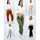 Jogger Oversized Franela Mujer  1