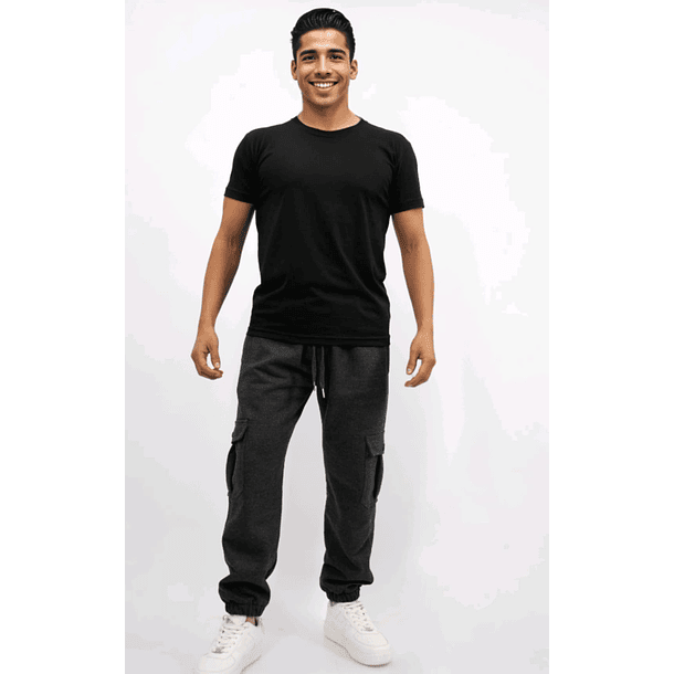 Jogger Cargo Oversized Franela Hombre 9