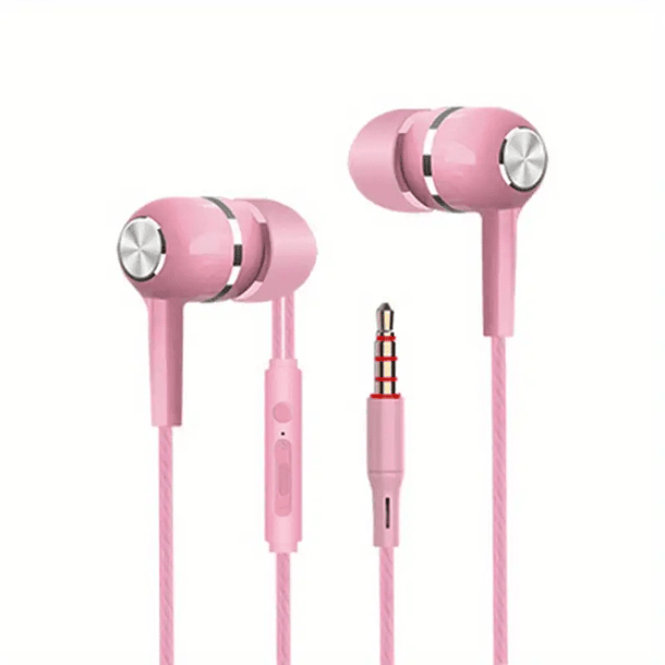 Auriculares cable con conector de 3,5 mm, para jugar, escuchar música, llamadas 2