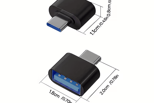 Adaptador USB-C a USB, adaptador OTG hembra a macho tipo C