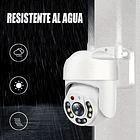Cámara de seguridad de visión nocturna interior/exterior de 2MP Pixel - 360° Inclinación inalámbrica y conexión Wi-Fi 3