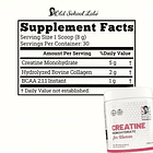 Creatina Monohidratada Pura Sin Sabor en Polvo para mujer con colágeno Old School Labs 2