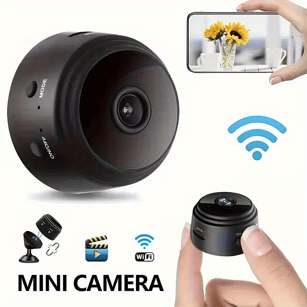 Mini Camara de vigilancia WiFi inalámbrica todo en uno, compatible con WiFi 1