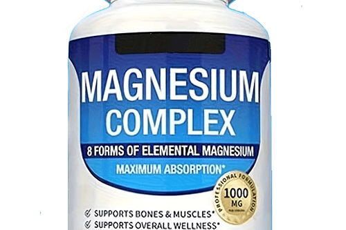 Suplemento Complejo de Magnesio 8 Elementales 1000mg 180 Capsulas