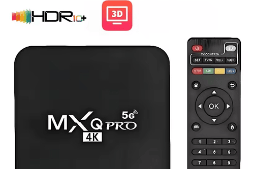 Android TV BOX MxQ pro 4k 5g - 8 GB RAM, 128 GB ROM, 5G WIFI Dual BT 5.0, Wifi 6