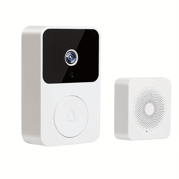 Video Timbre Inalámbrico con Comunicación Bidireccional, Wi-Fi, Alta Definición, Funciones de Visión Nocturna 1