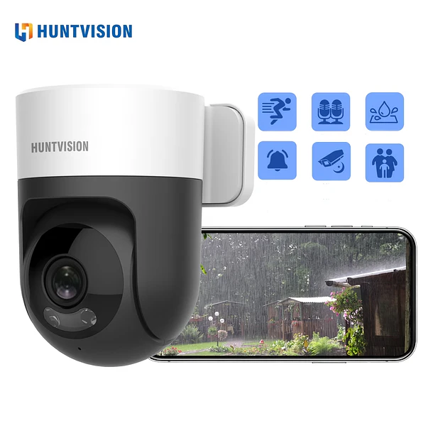  Cámara de Seguridad, con Cámara, Wifi, Detección de Movimiento Huntvision 1