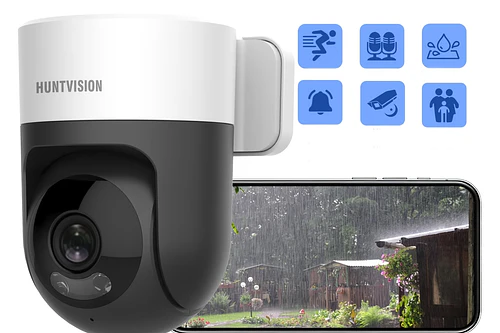  Cámara de Seguridad, con Cámara, Wifi, Detección de Movimiento Huntvision