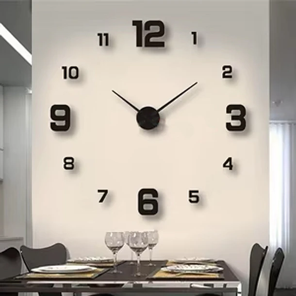 Reloj De Pared Decorativo Moderno Minimalista 40cm 1