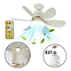 Bombillo Ventilador Con Luz Led Blanco Frío