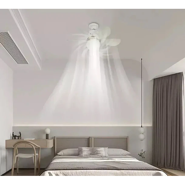 Bombillo Ventilador Con Luz Led Blanco Frío 3