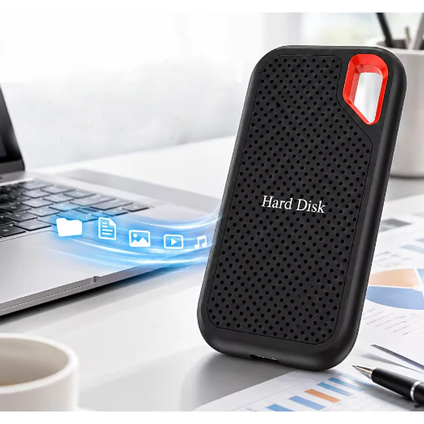 Disco Duro Portátil Externa de 1 TB, Disco Duro de 2 TB, para PC/Mac/Teléfono 1