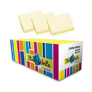 NOTA ADHESIVA 38X51MM 100HJS  PACK DE 12 STICK WRITE