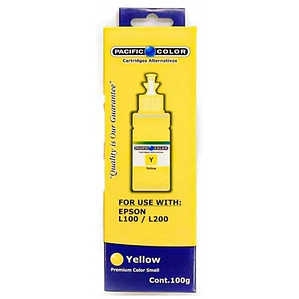 BOTELLA DE TINTA 664 YELLOW 100ML PACIFIC COLOR ALTERNATIVO