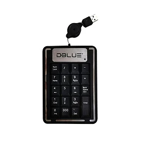 TECLADO NUMERICO DBLUE USB NEGRO