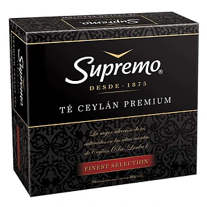 TE SUPREMO PREMIUM 100 BOLSAS CEYLAN PREMIUM