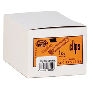 CLIP METALICO 30MM 1KILO PUNTA REDONDA PEDIN