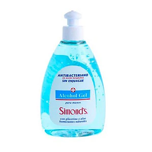 ALCOHOL GEL 360 ML. SIMONDS 70 % S/ENJUAGE 