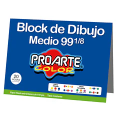 BLOCK DIBUJO 99 1/8 PROARTE 20 HJS. 