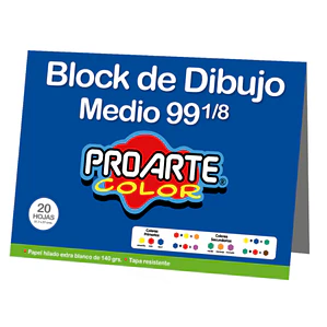 BLOCK DIBUJO 99 1/8 PROARTE 20 HJS. 