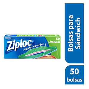 BOLSAS ALMANCEN ZIPLOC 15X16 50UND  HERMET 