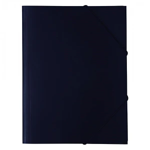 CARPETA CON ELÁSTICO OFICIO NEGRA