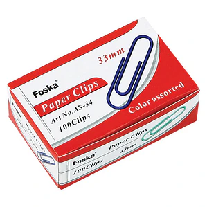 CLIP METALICO 33MM 100UND FOSKA 