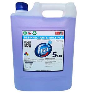 AMONIO CUATERNARIO 5LTS CON RIGO LIMPIO 