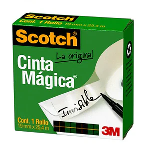 CINTA ADHESIVA MAGICA 19MMX25MT 810 3M 