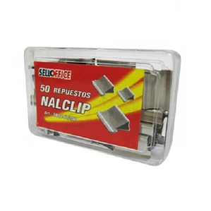 MAGIC CLIPS 50UND SELLOFFICE PLATEADO 4.8MM 