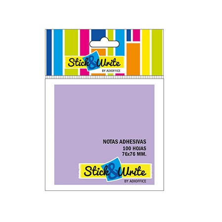 NOTA ADHESIVA 76X101MM 100HJS STICK WRITE COLORES 3