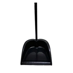 PALA ASEO PLAST/ CON MANGO LARGO NEGRA 