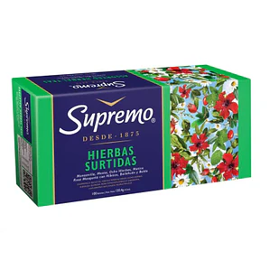 TÉ EN BOLSAS HIERBAS SUPREMO SURTIDO 