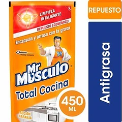 ANTIGRASA NARANJO MR MUSCULO 450CM BOLSA RECARGA 