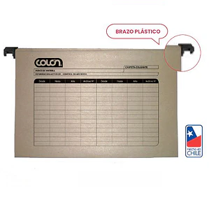 CARPETA COLGANTE PLASTICA COLON 