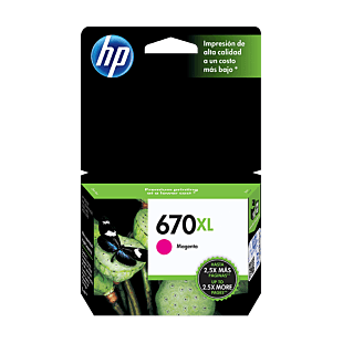 CARTRIDGE 670XL HP COLORES  14ML HP 3