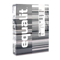 RESMA DE PAPEL CARTA 75 GR EQUALIT M/POSITO. 500 HJ