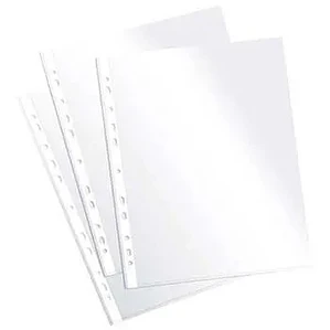 FUNDA PLASTICA CARTA X 10 UD LOMO BLANCA ISOFIT